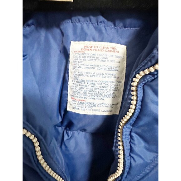 Gerry Vintage 70s Goose Down Rainbow Puffer Jacket Zip Up Made In USA Size S - Picture 3 of 5